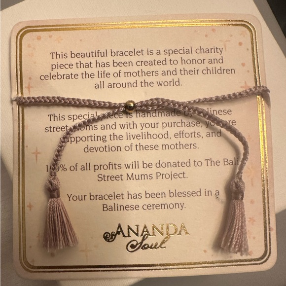 Ananda Soul Bracelet - You Are Loved - Brand New 22k Gold Plated - Picture 7 of 9